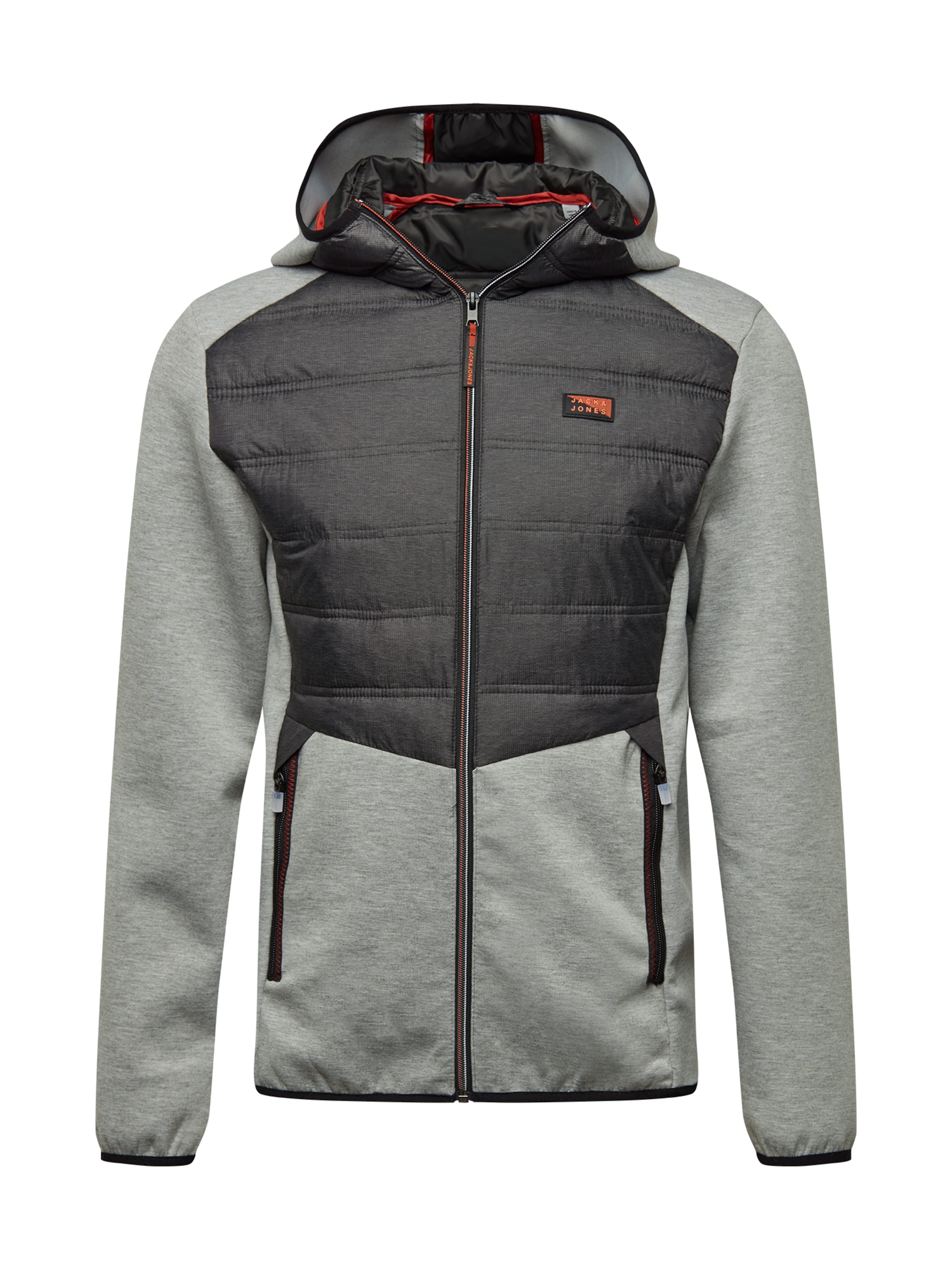 JACK & JONES Jacke 'Toby' in Grau: Vorderseite
