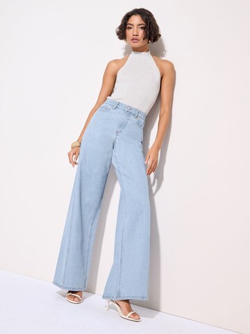Friends Like These Wide Leg Jeans in Weiß