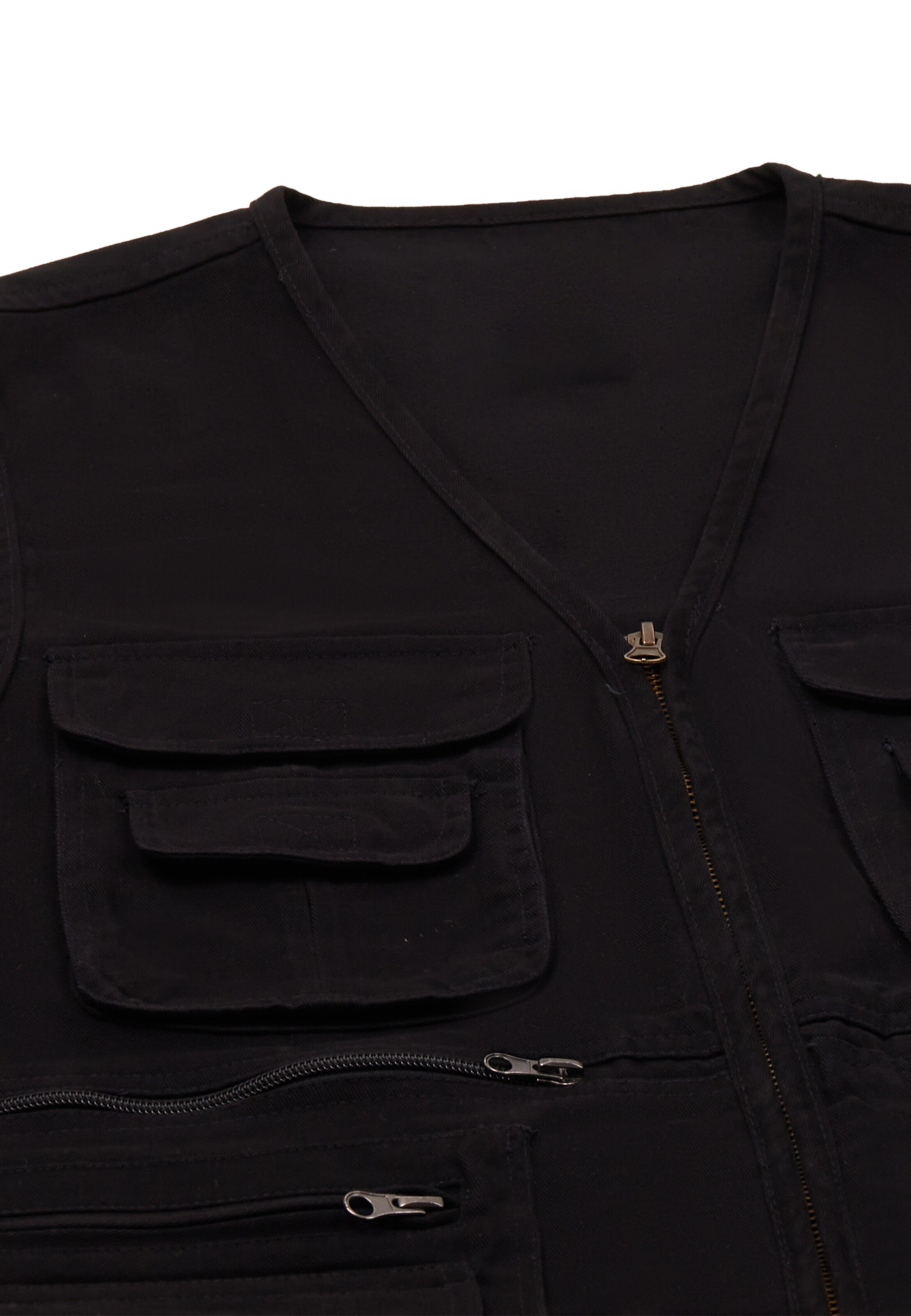 TALOON Weste in Schwarz