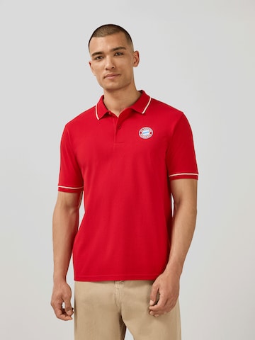 FC BAYERN MÜNCHEN Poloshirt Essentials in Rot: Vorderseite