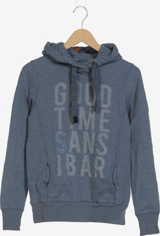SANSIBAR Sweatshirt & Zip-Up Hoodie in XS in Blue: front