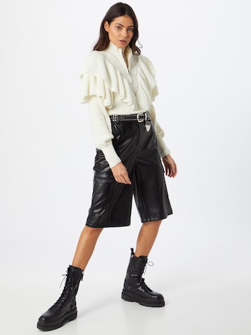 Soft Rebels Wide Leg Cargobukser 'Alma' i sort