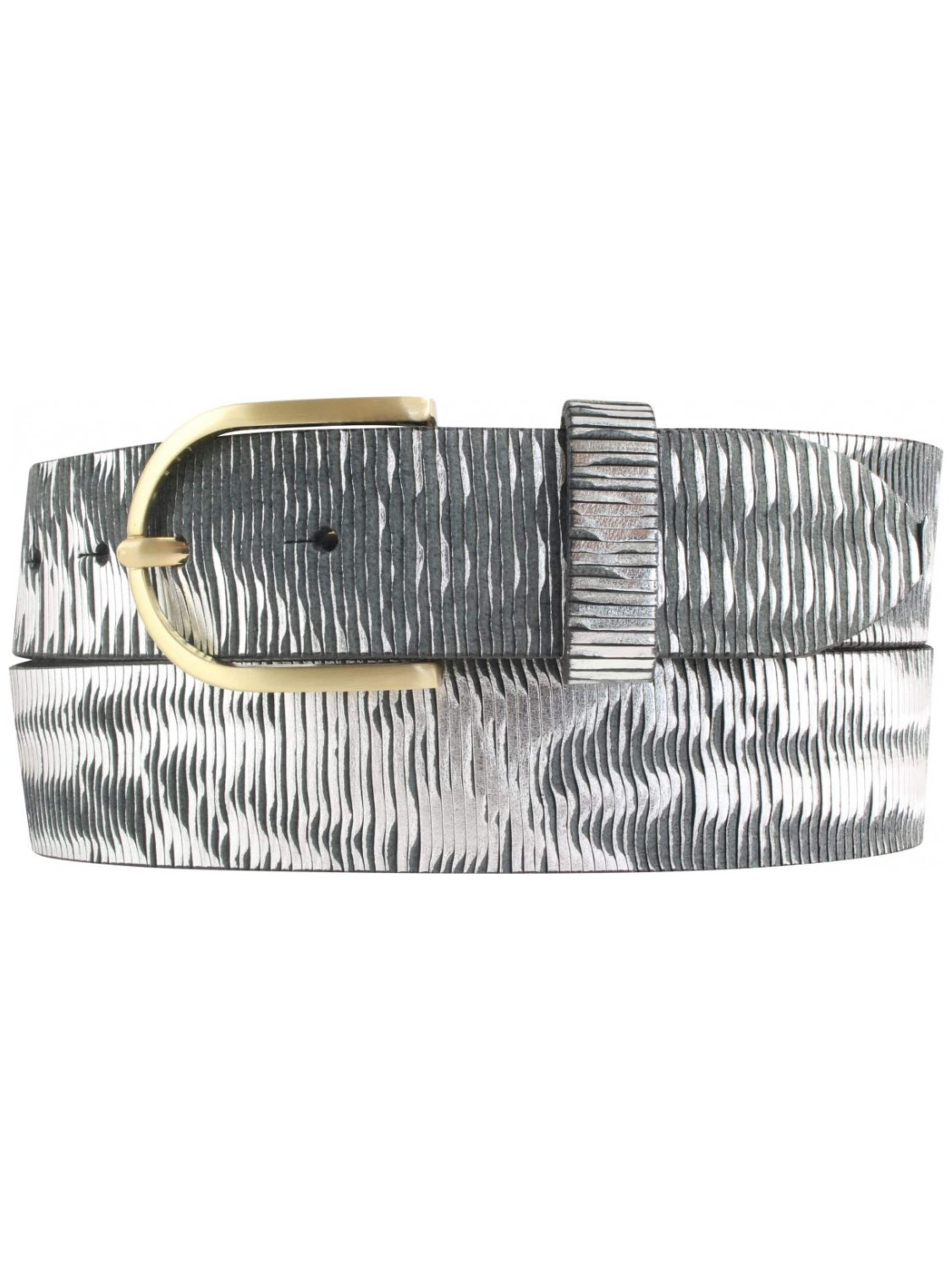 BELTINGER Belt 'Olbiae' in Silver: front