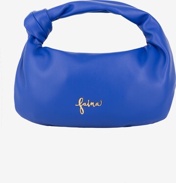 faina - Bolso de mano en azul: frente