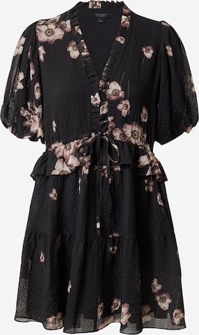 AllSaints Šaty – černá: přední strana
