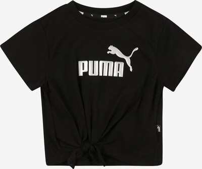 PUMA Μπλουζάκι σε πέτρα / μαύρο / λευκό, Άποψη προϊόντος