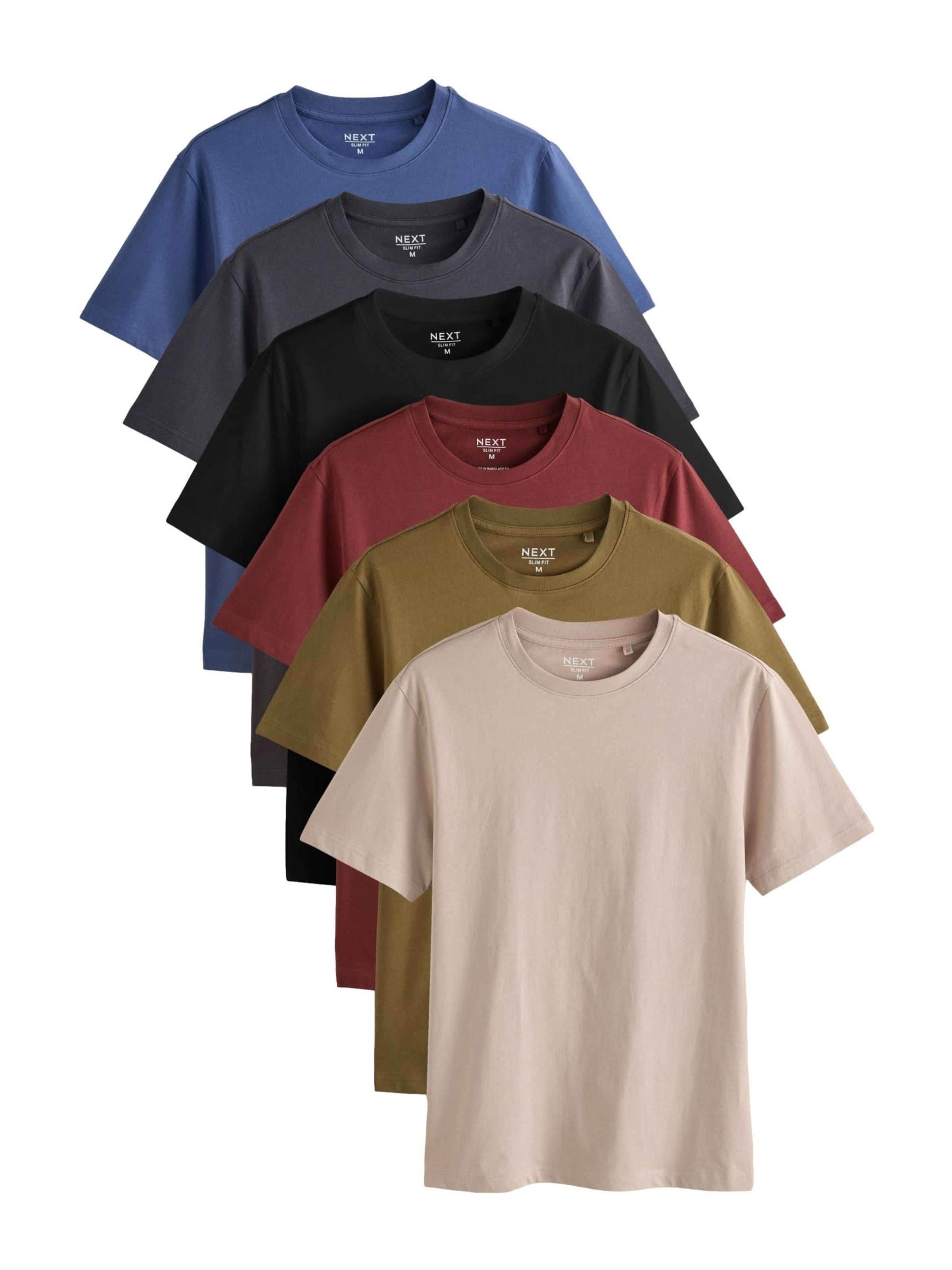 Maglietta 'Essential' in XS Next di colore beige / blu reale / grafite / oliva / rosso ciliegia / nero, Visualizzazione prodotti