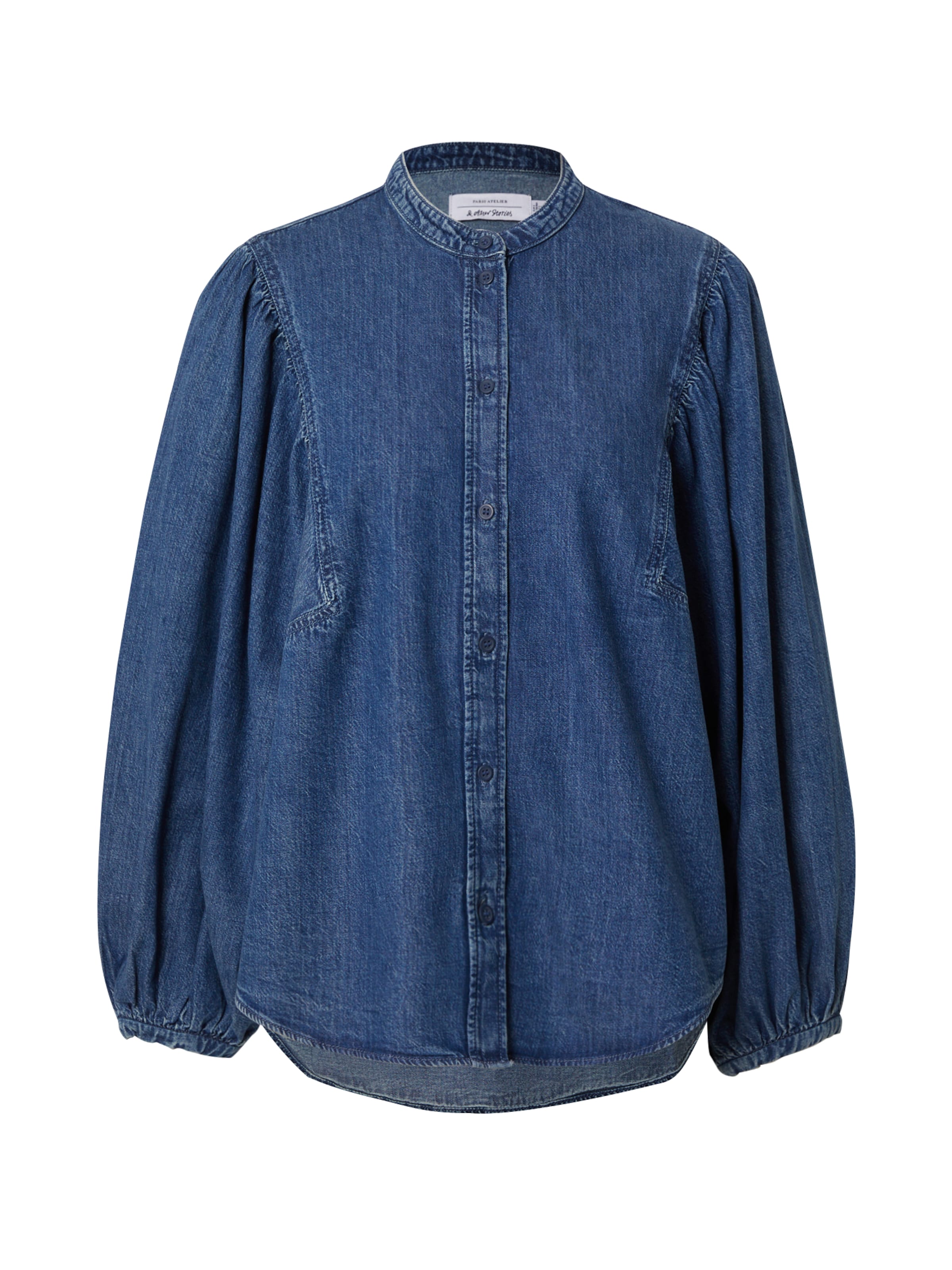 & Other Stories Blouse in Blue: front