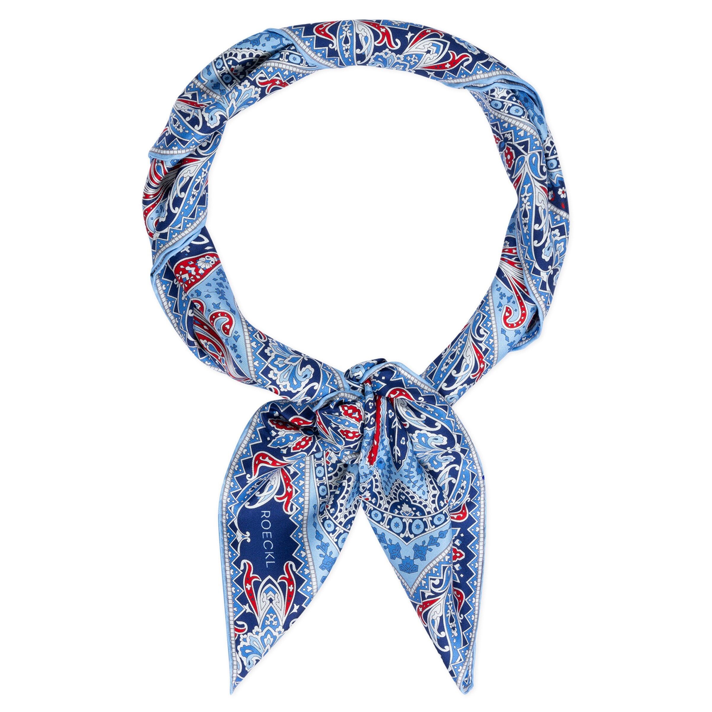 Foulard ' PAISLEY DREAMS ' di Roeckl in blu