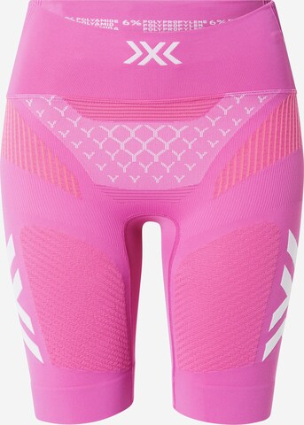 X-BIONIC Workout Pants in Purple: front