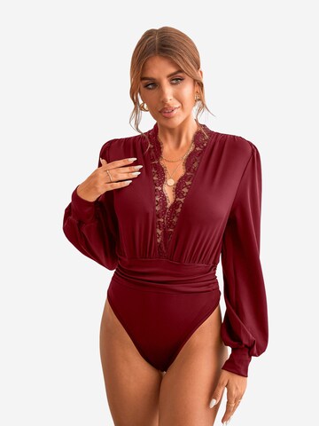 Cupshe Jumpsuit 'Lace' in Red: front
