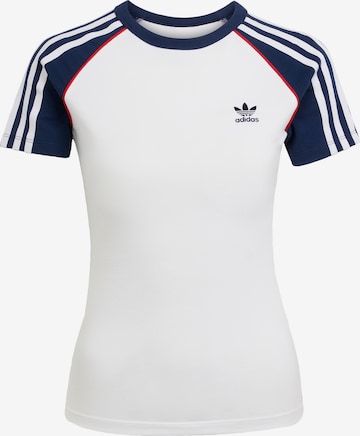 Maglietta 'Adicolor' di ADIDAS ORIGINALS in bianco: frontale