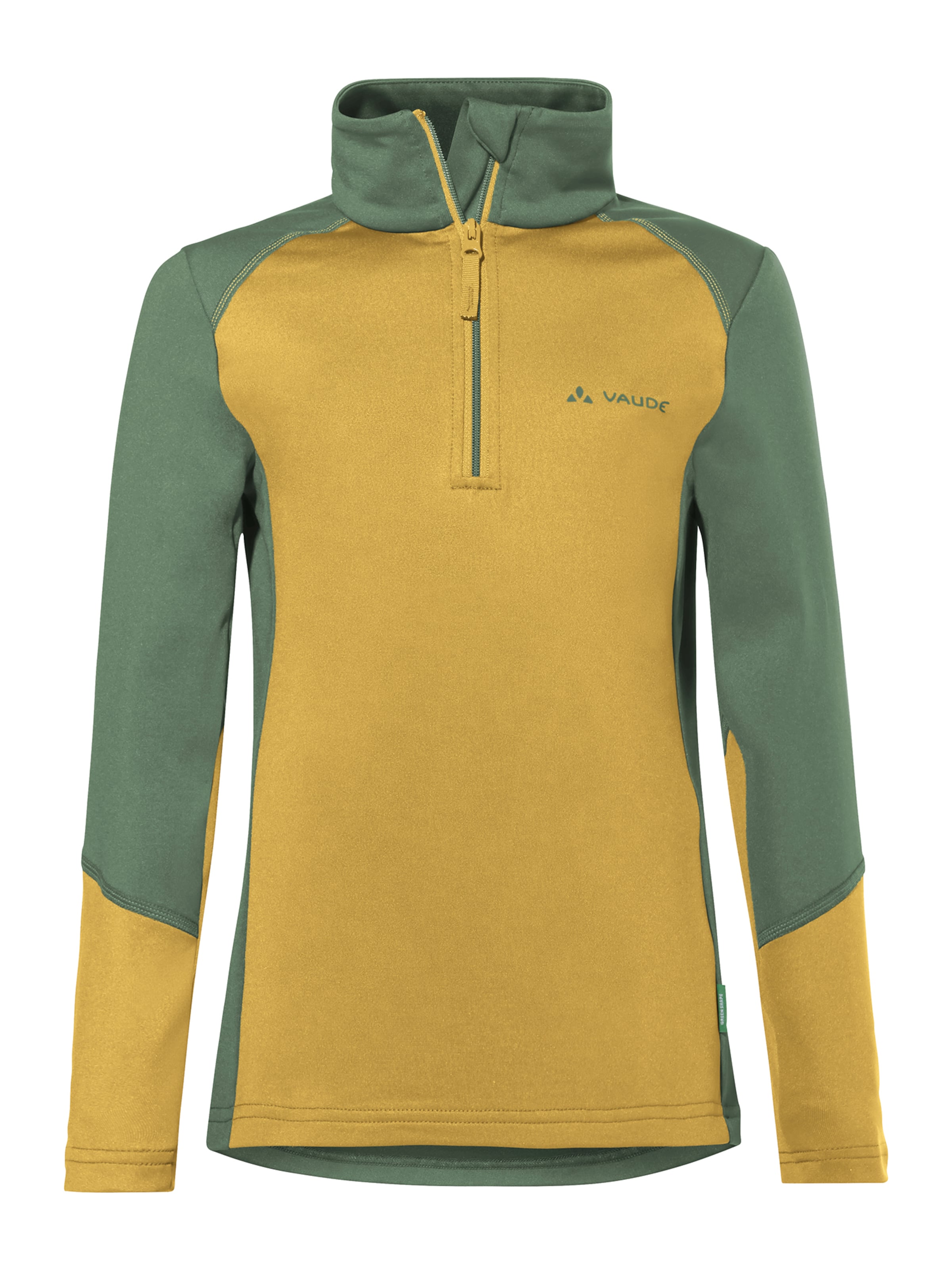 VAUDE Sports sweater 'Livigno' in Yellow: front