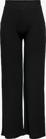 ONLY - Pierna ancha Pantalón en negro: frente