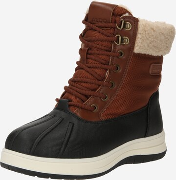 ALDO Snowboots 'FLURRYS' in Bruin: voorkant