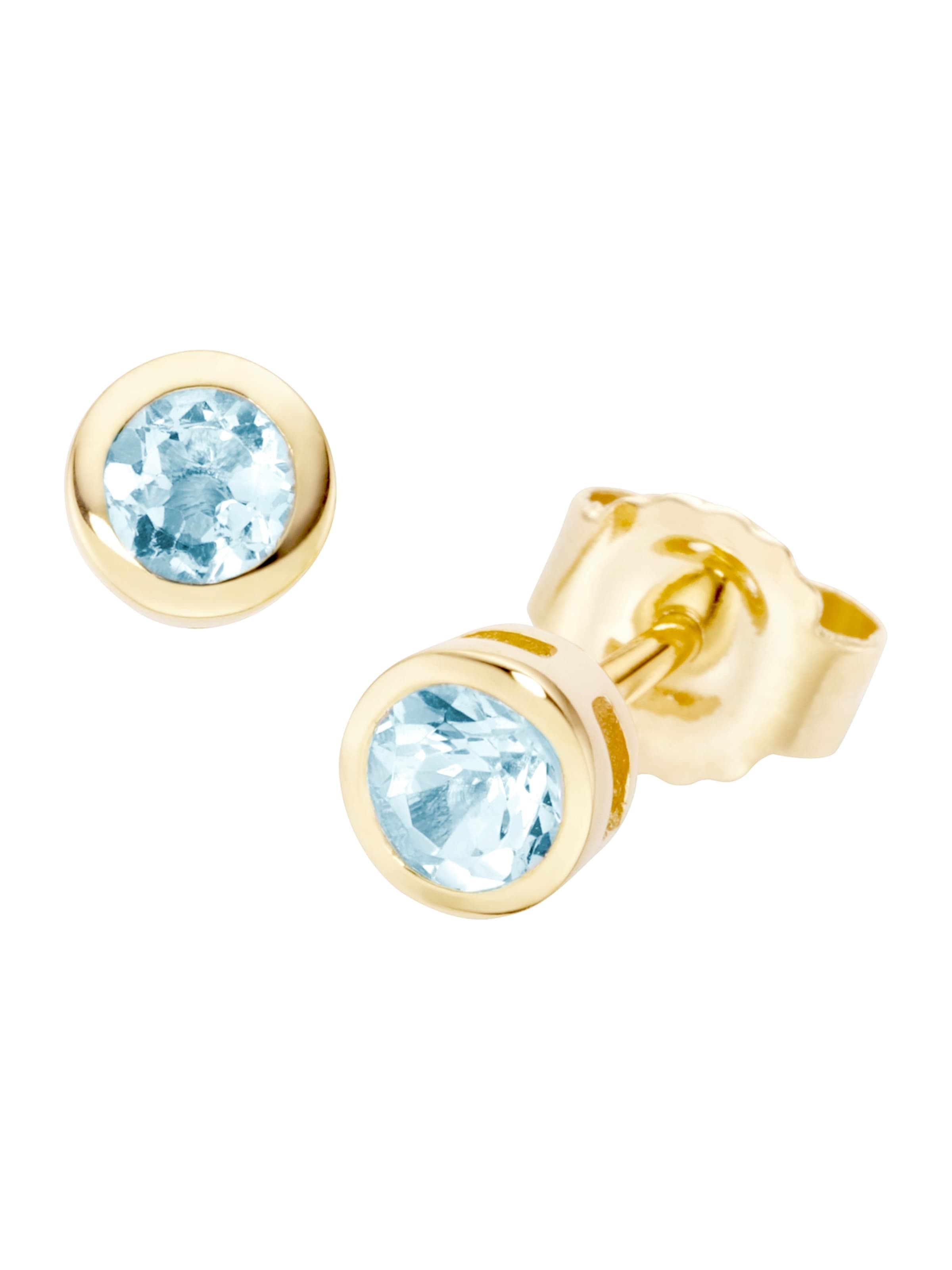 Luigi Merano - Pendientes en azul: frente