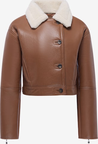 DreiMaster PREMIUM Tussenjas in Bruin: voorkant