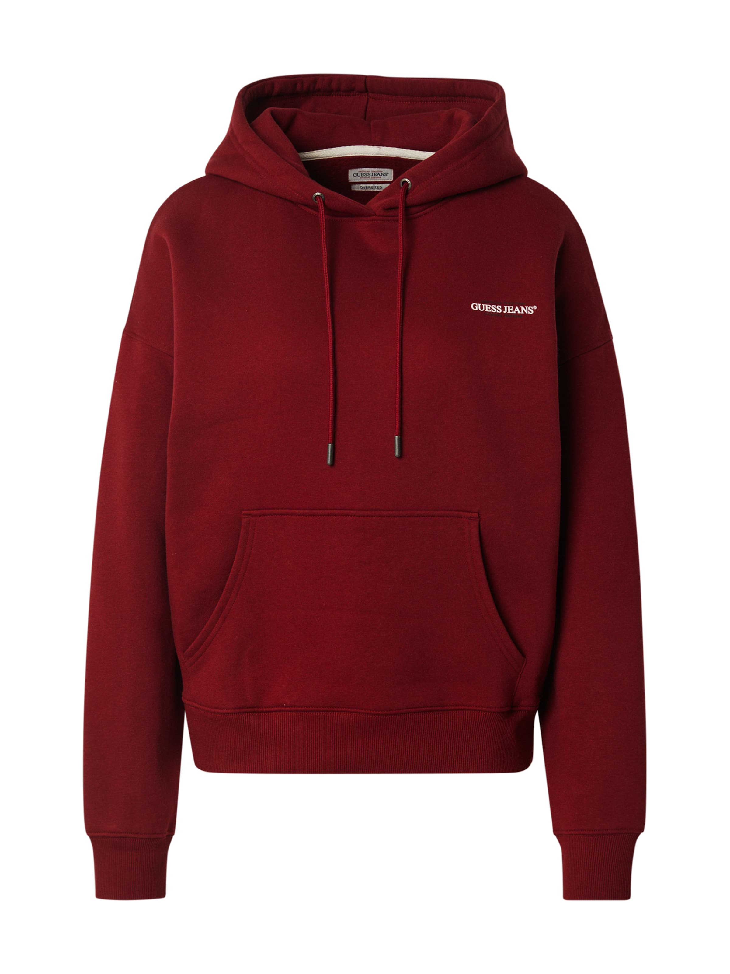 GUESS JEANS Свитшот в Красный: спереди