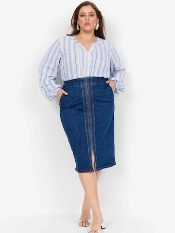 Wasabi Concept Bluse 'Vilma' in Blau