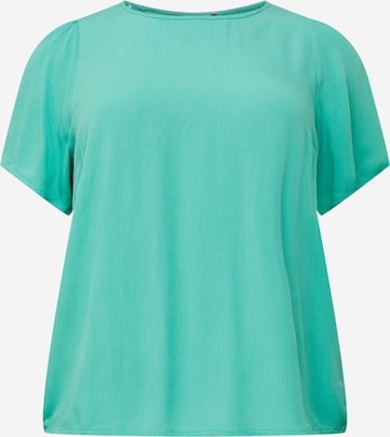 ONLY Carmakoma - Camiseta en verde: frente