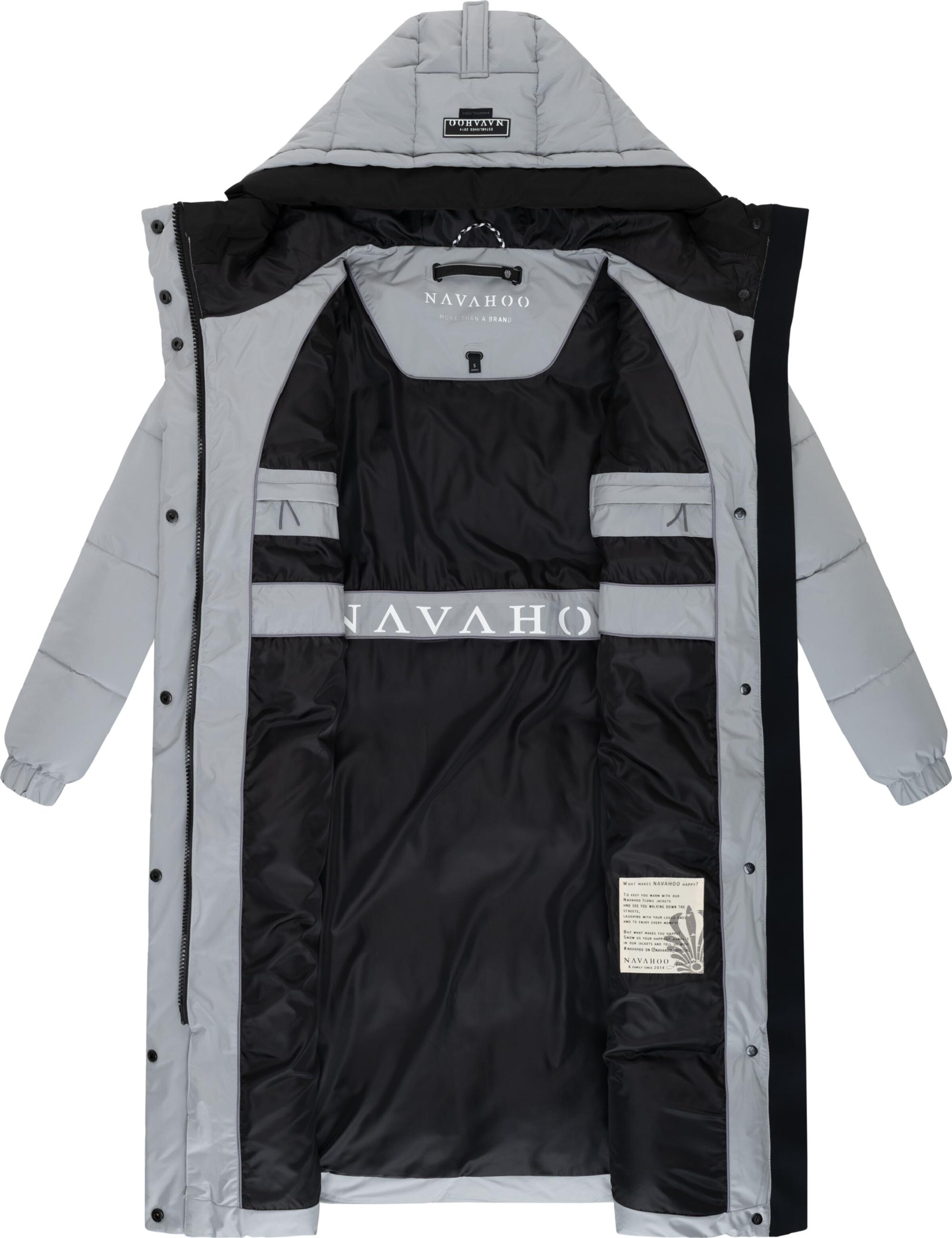 Cappotto invernale 'Taublüte XIV' di NAVAHOO in grigio