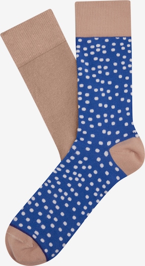 Calzino 'Tipsy Dots' Cheerio di colore blu reale / cipria / bianco, Visualizzazione prodotti