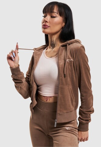 Karl Kani Sweat jacket in Brown