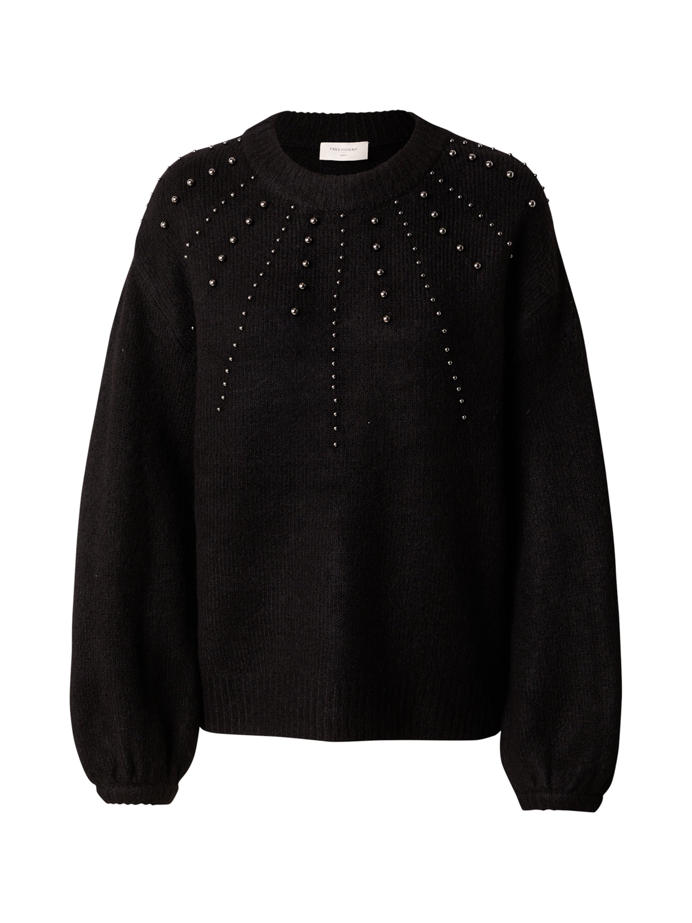 Pulover de la Freequent pe negru: față