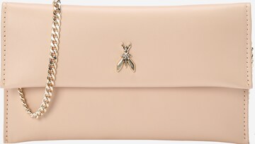 PATRIZIA PEPE - Bolso de noche en beige: frente