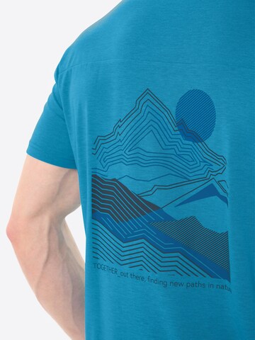 VAUDE Performance shirt 'Tekoa III' in Blue