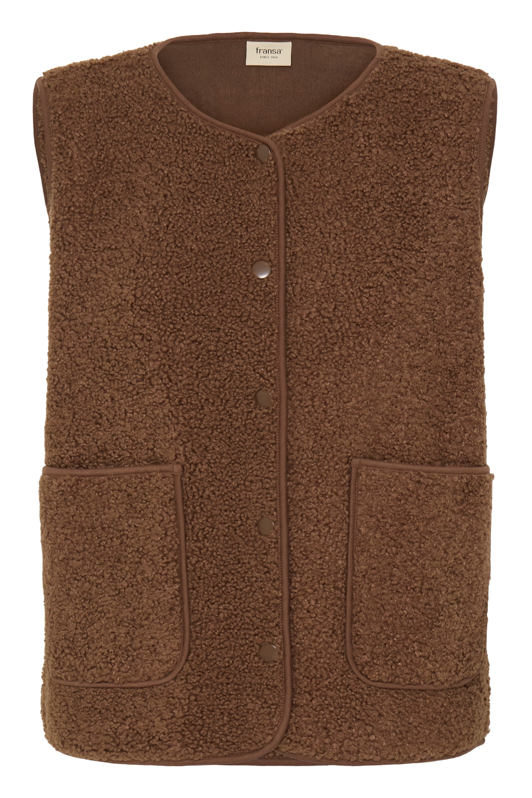 Gilet 'FRGWYNNE' di Fransa in marrone: frontale