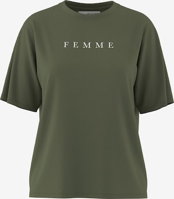 SELECTED - Camiseta 'VILJA' en verde: frente