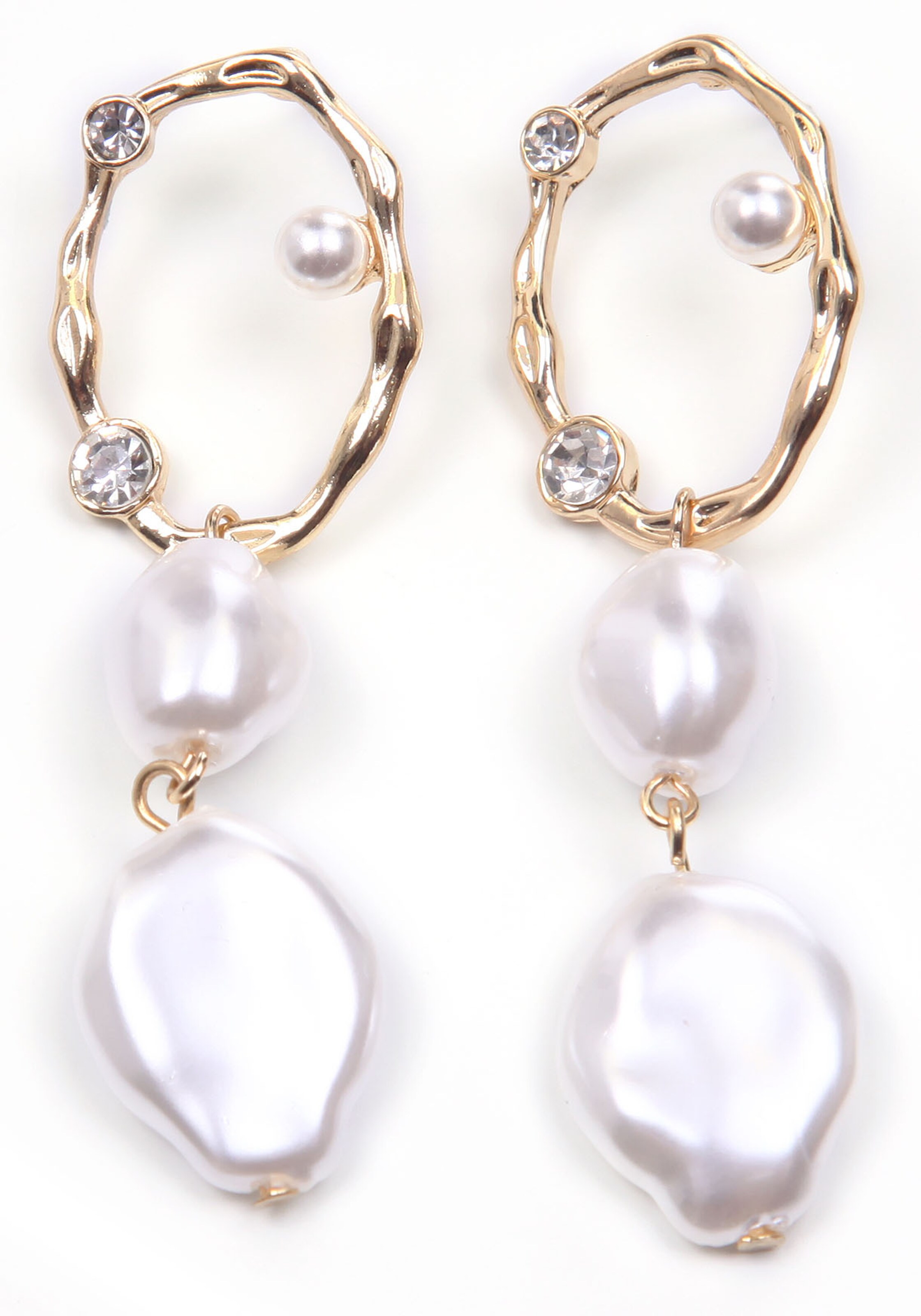 J. Jayz Ohrringe in Gold: Vorderseite