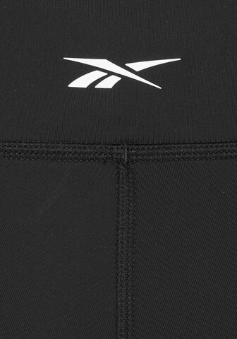 Skinny Pantaloni sportivi 'Lux' di Reebok in nero