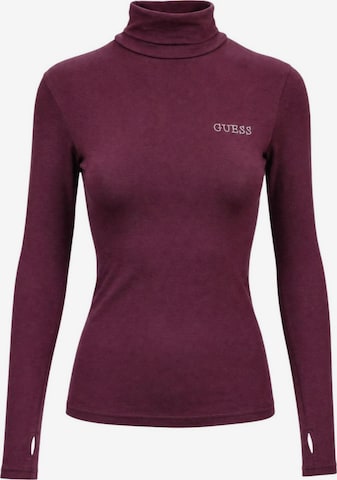 Top 'GRETA HIGH NECK LS K V6BP11 K6907' di GUESS in rosso: frontale