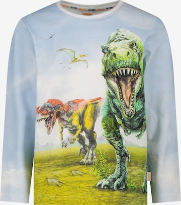 T-REX WORLD Langarmshirt 'T-Rex World' in Blau: predná strana