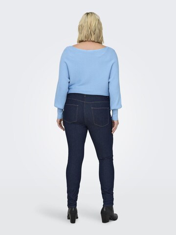 ONLY Carmakoma Skinny Jeans in Blauw