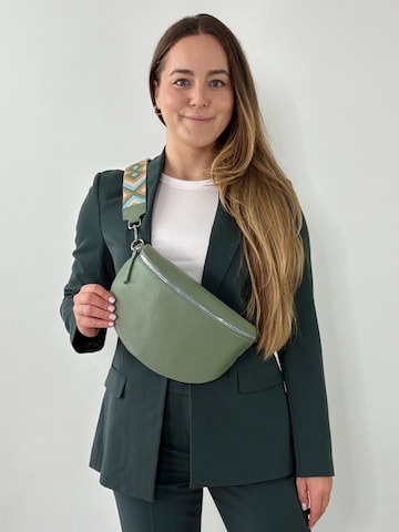 lePelou Fanny Pack 'JUNA large' in Green: front