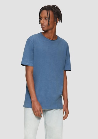 QS Shirt in Blau: Vorderseite