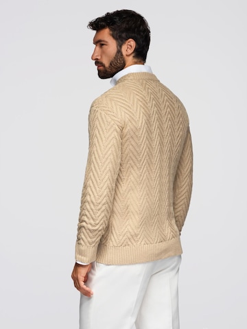 Pull-over Ombre en beige