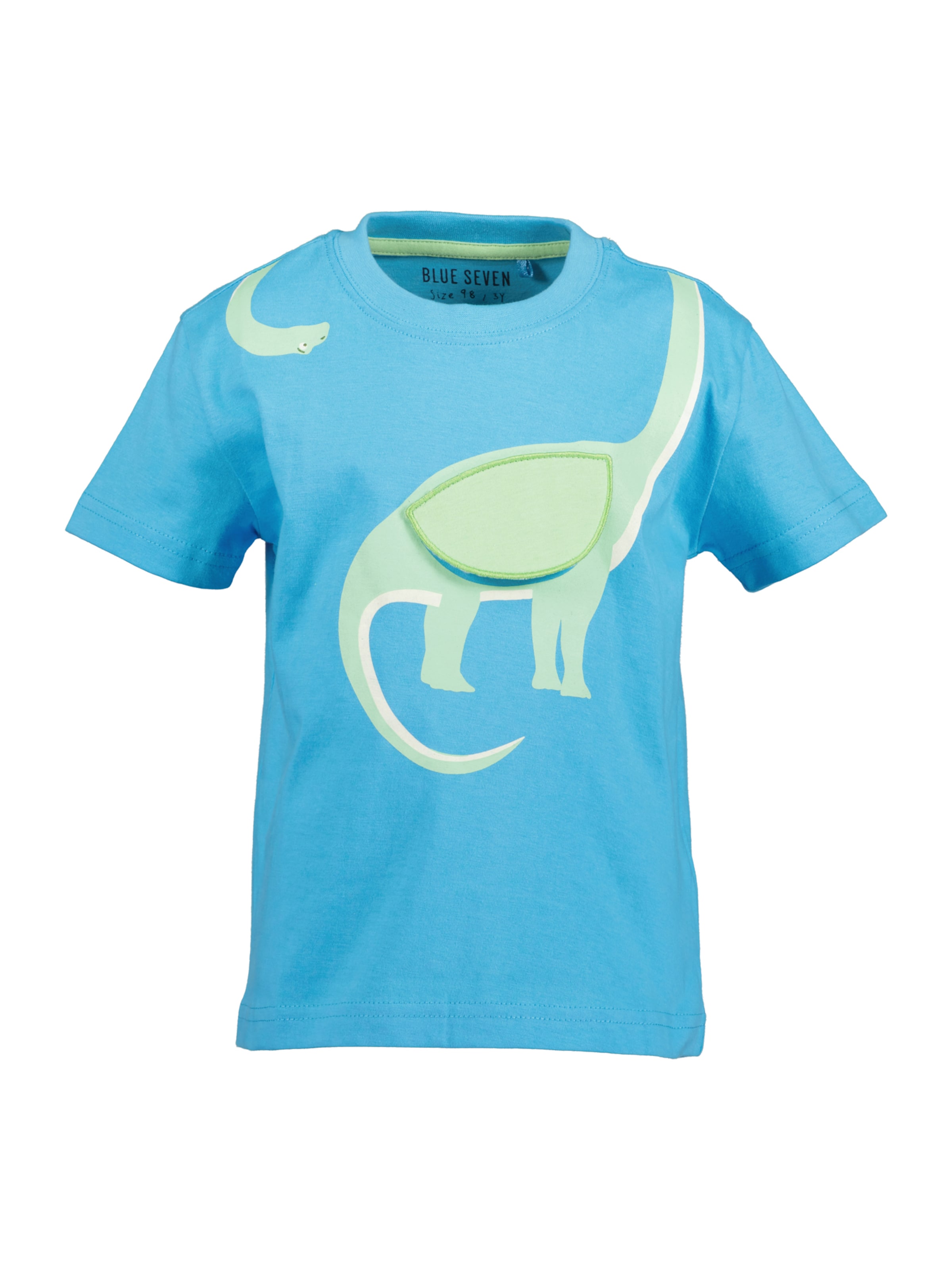 BLUE SEVEN Μπλουζάκι σε μπλε: μπροστά