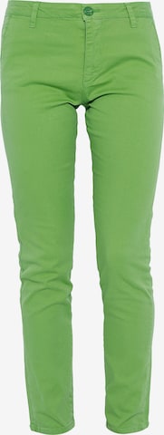 žalia Giorgio di Mare Prigludęs „Chino“ stiliaus kelnės 'Serafina': priekis