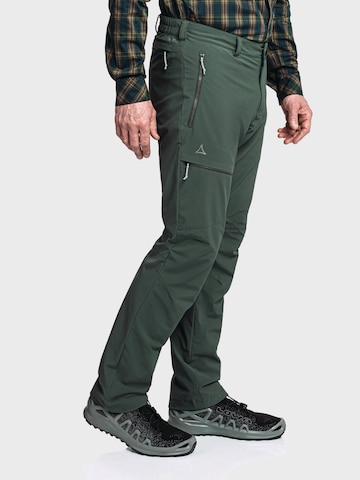 Regular Pantalon outdoor 'Koper1' Schöffel en vert