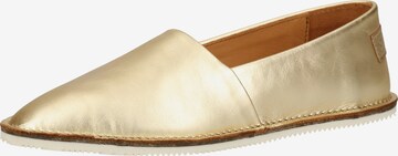 SHABBIES AMSTERDAM Classic Flats in Gold