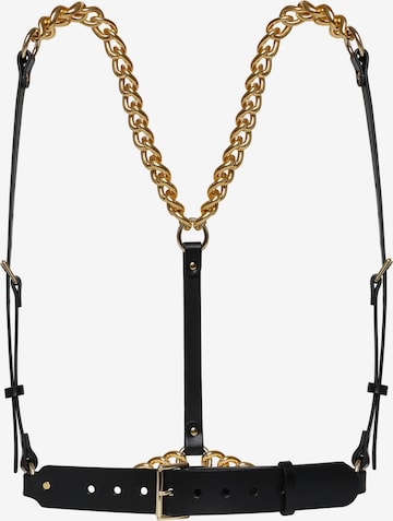 Haute Cuir Gürtel 'Vea Chained Harness' in Schwarz: Vorderseite