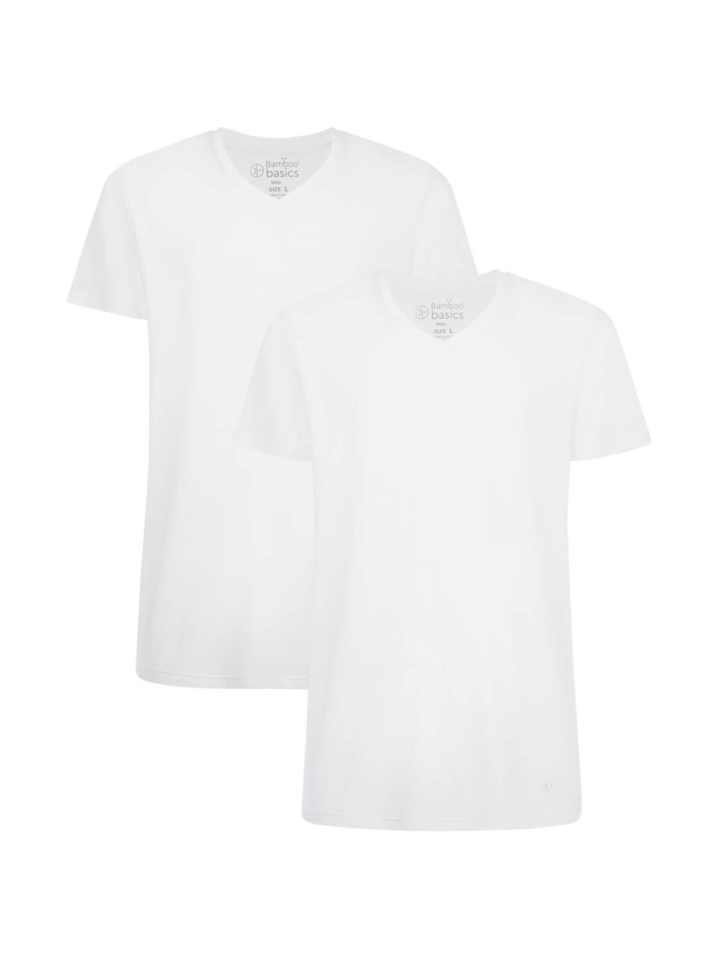 Bamboo basics Shirt in White: front