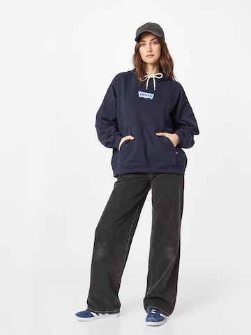 LEVI'S ® - Sweatshirt 'Graphic Caravan Hoodie' em azul