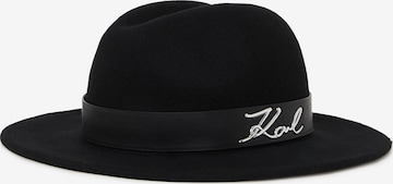 Karl Lagerfeld Hattu 'FEDORA ' värissä musta: etupuoli
