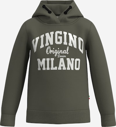 VINGINO Sweatshirt i mørkegrøn / offwhite, Produktvisning