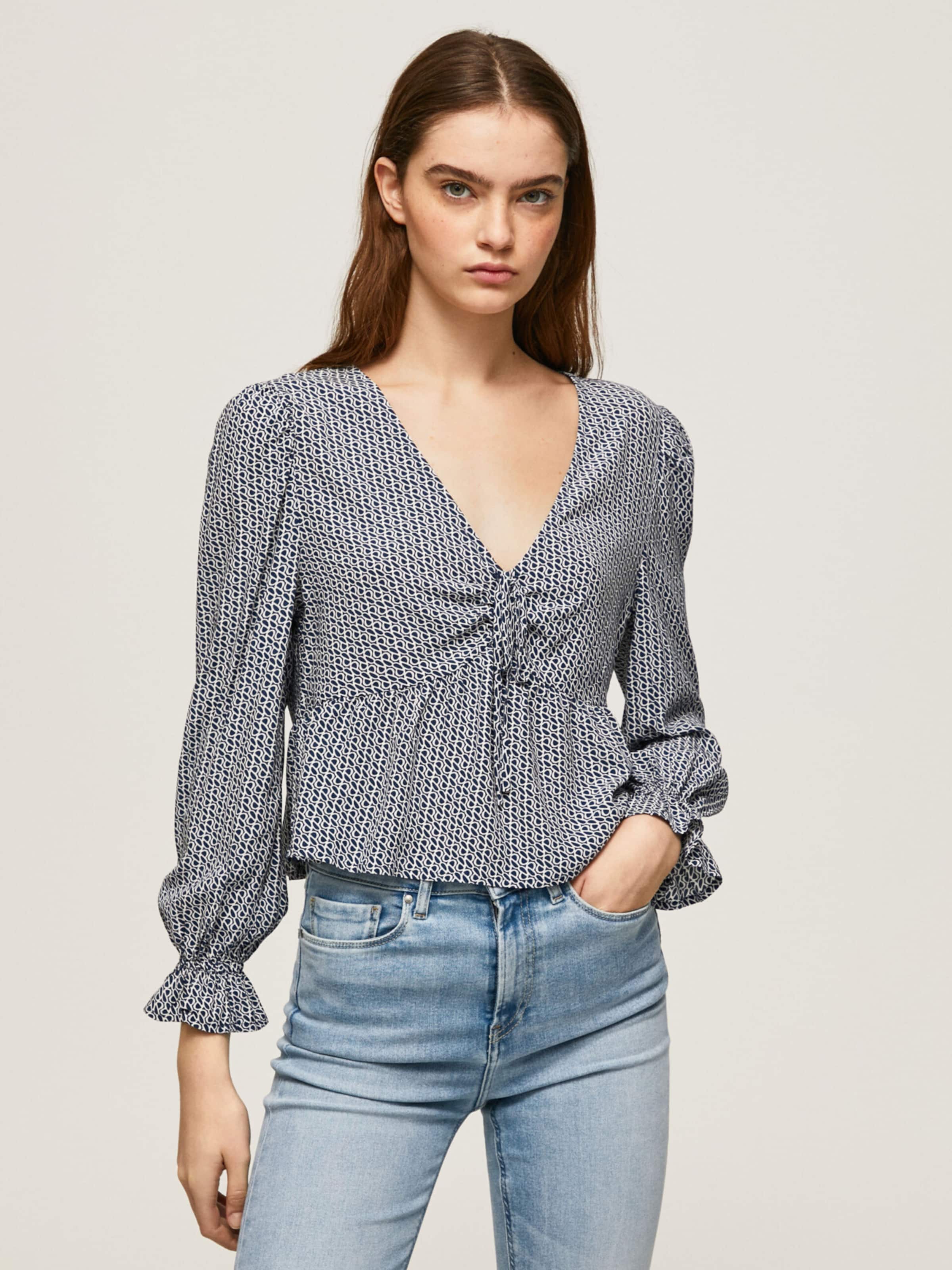 Pepe Jeans Blouse Aretha in Black ABOUT YOU